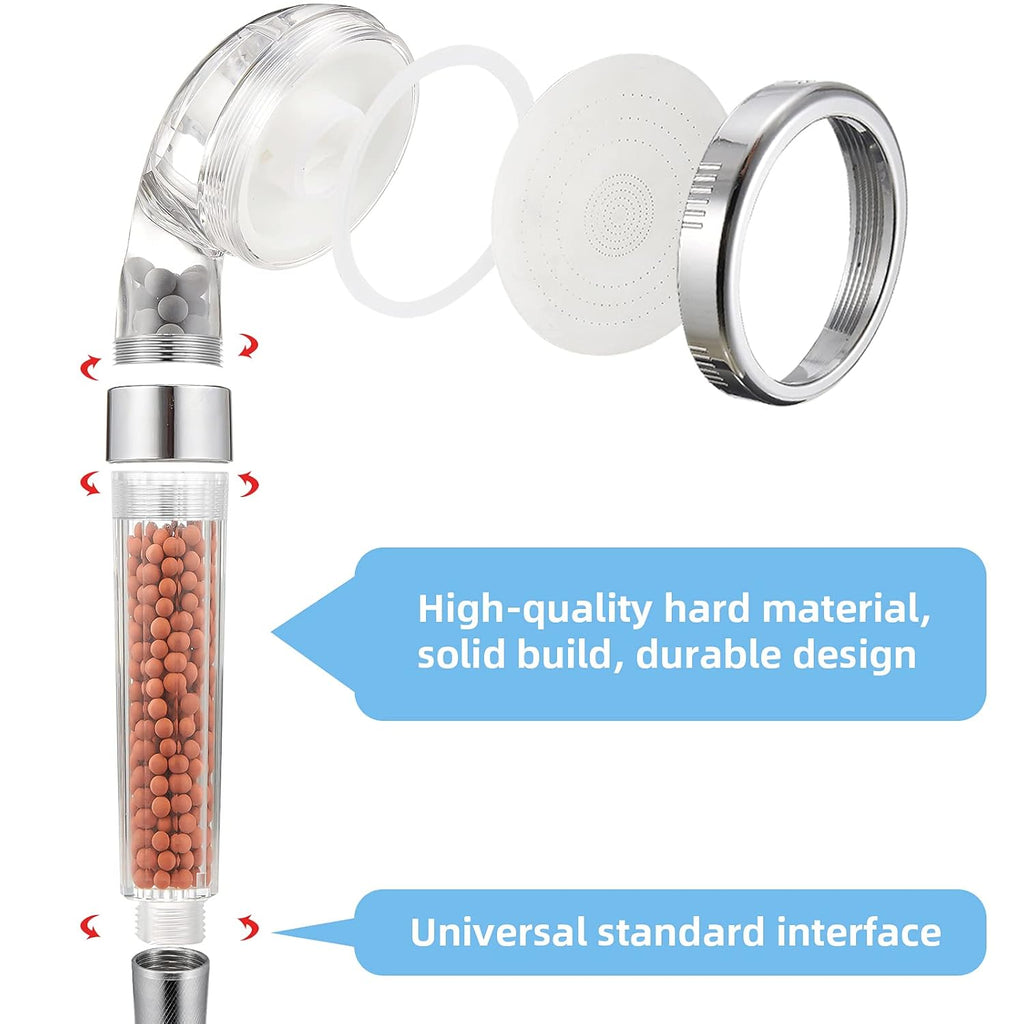 Stone shower head