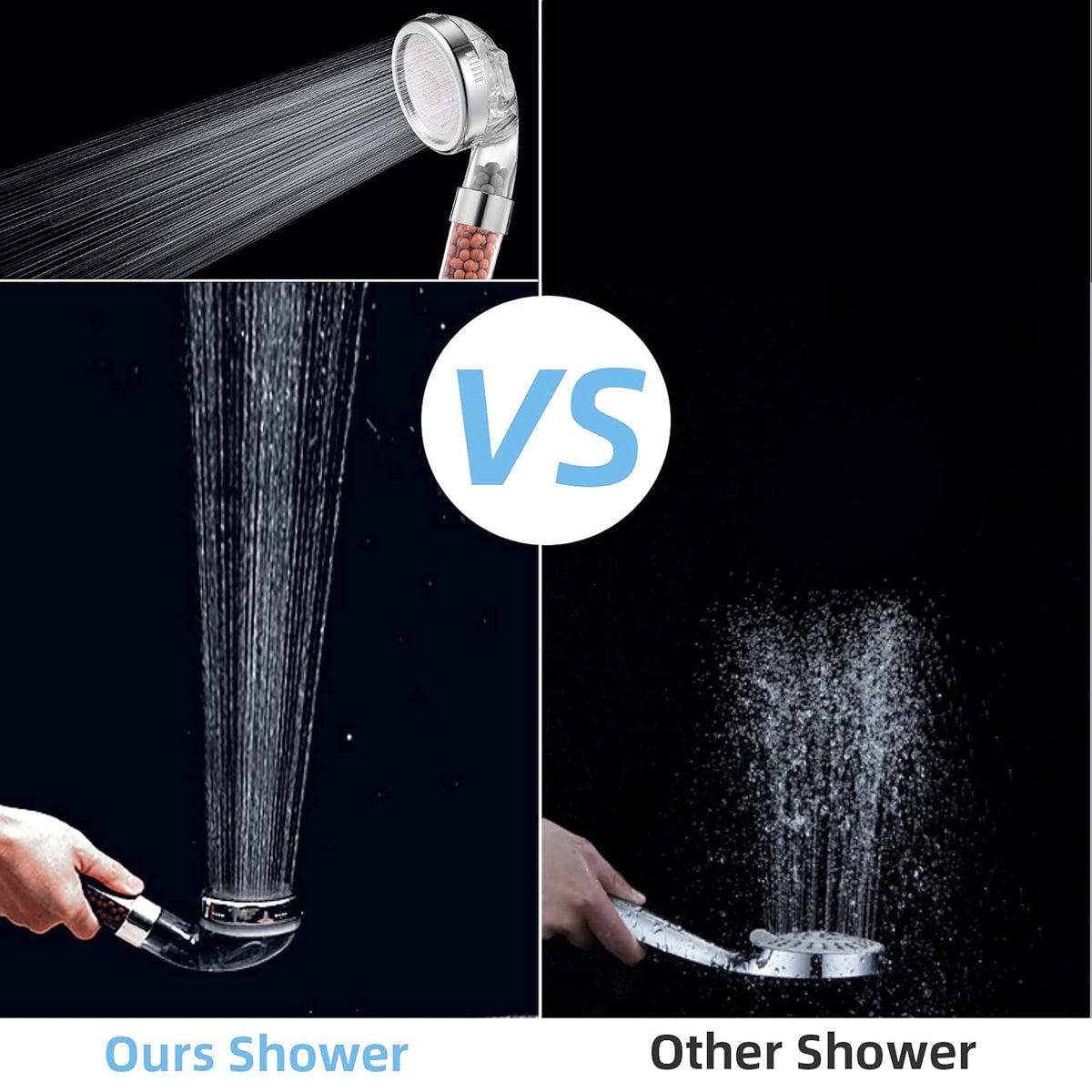 Stone shower head