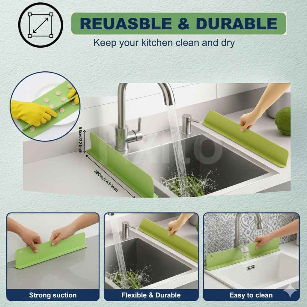 Silicone Sink Splash Guard (Pack of 1)