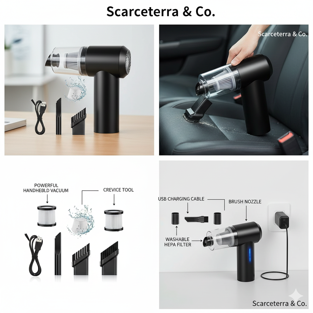 Portable Air Duster Wireless Vacuum Cleaner